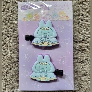 Sumikko Gurashi Usagi Mysterious Bunny Kuji Tokage Hair Clips San-X Japan Import